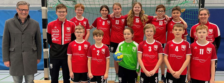 Handball: Neue Trikots für unsere E-Jugend