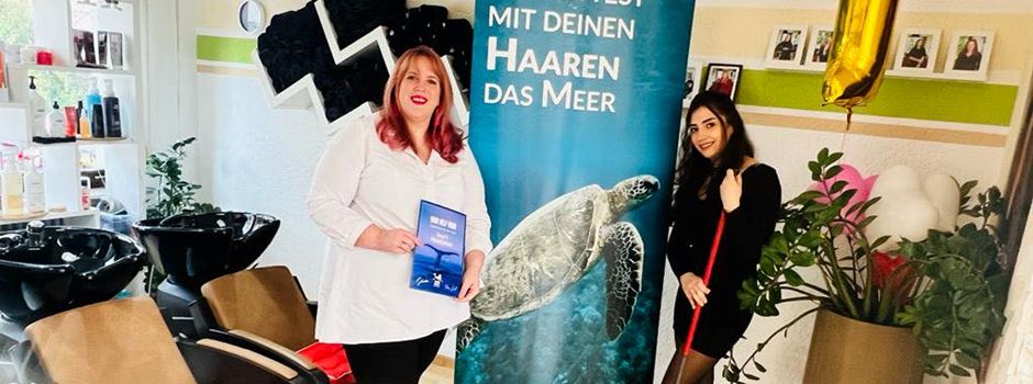 Mit Haaren die Meere reinigen: Mainzer Friseurin sammelt für nachhaltige Initiative