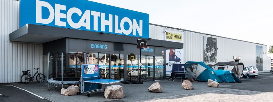 Decathlon plant Filiale in Wiesbaden