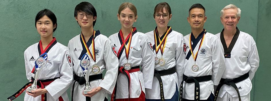 Wettkampf übers „Netz“: Bispinger Taekwondoka holen vier LM-Titel